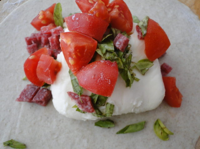 skrytá mozzarella