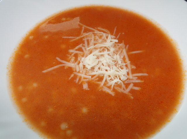 polievka z paradajok