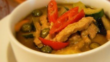 thajské green curry