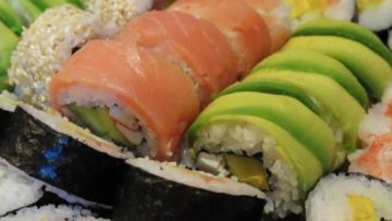 silvestrovské sushi