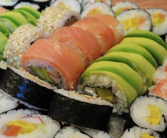 silvestrovské sushi