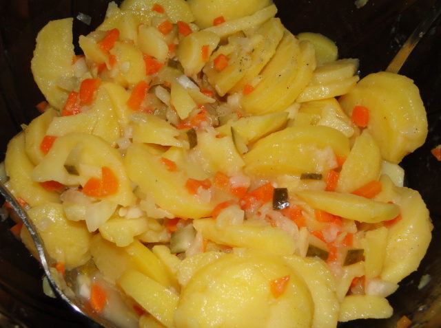 zemiakový šalát bez majonézy
