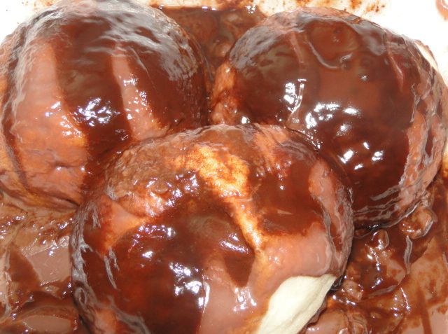 čokoládový puding