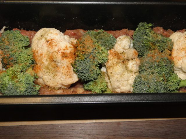 mäso s brokolicou a karfiolom