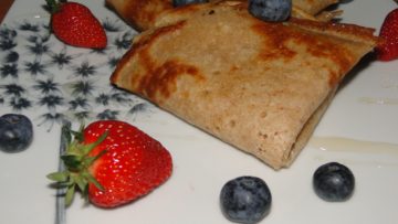 palacinky s ryžovým mliekom