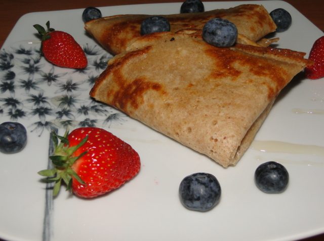 palacinky s ryžovým mliekom