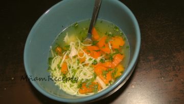 rezancovo-mrkvová polievka