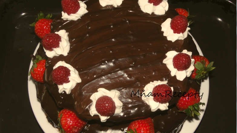 mandľovo-čokoládová torta