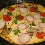 omeleta s mozzarellou